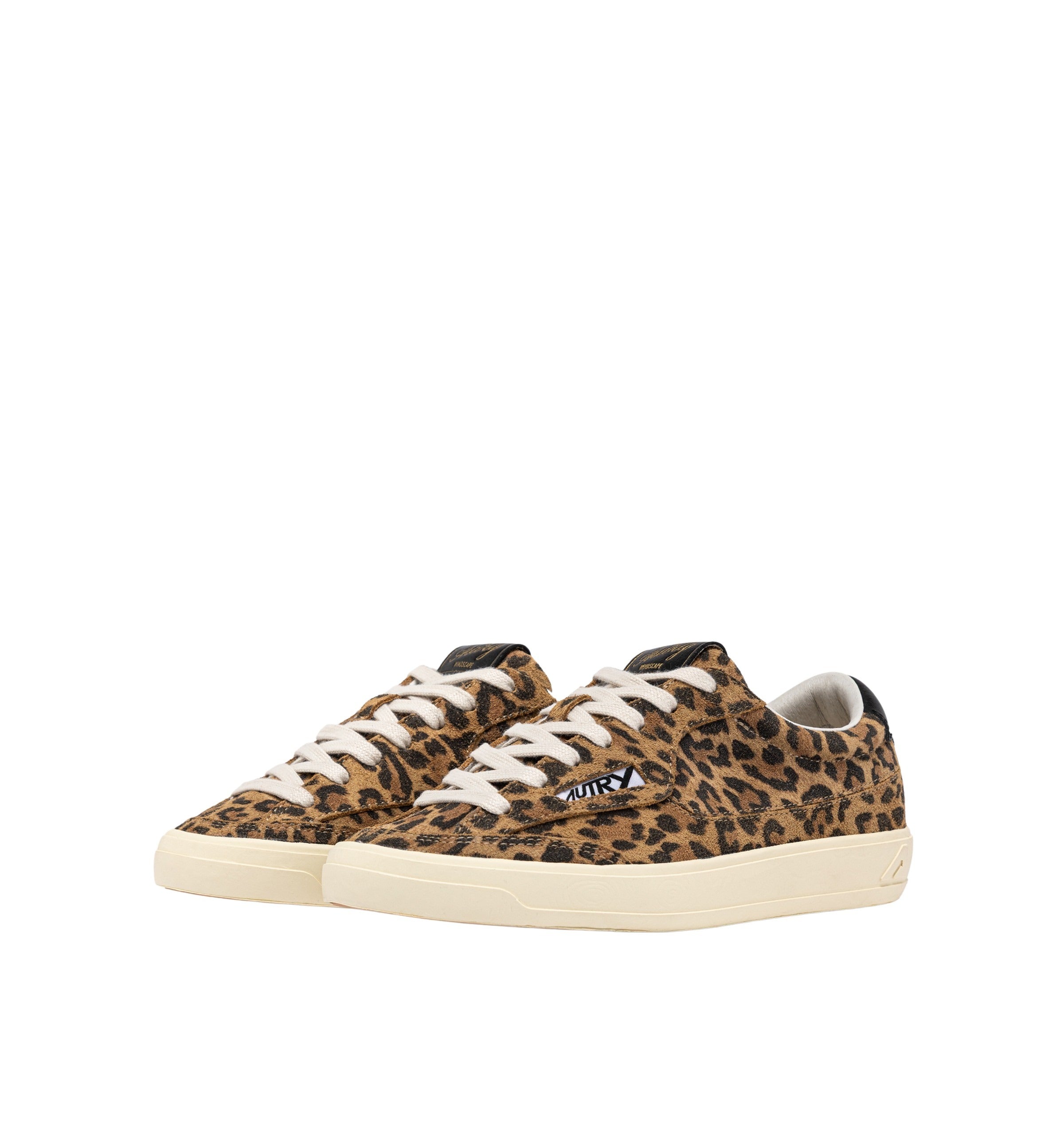Windscape Low Suede Leoprint Leop Black Brown Shoe