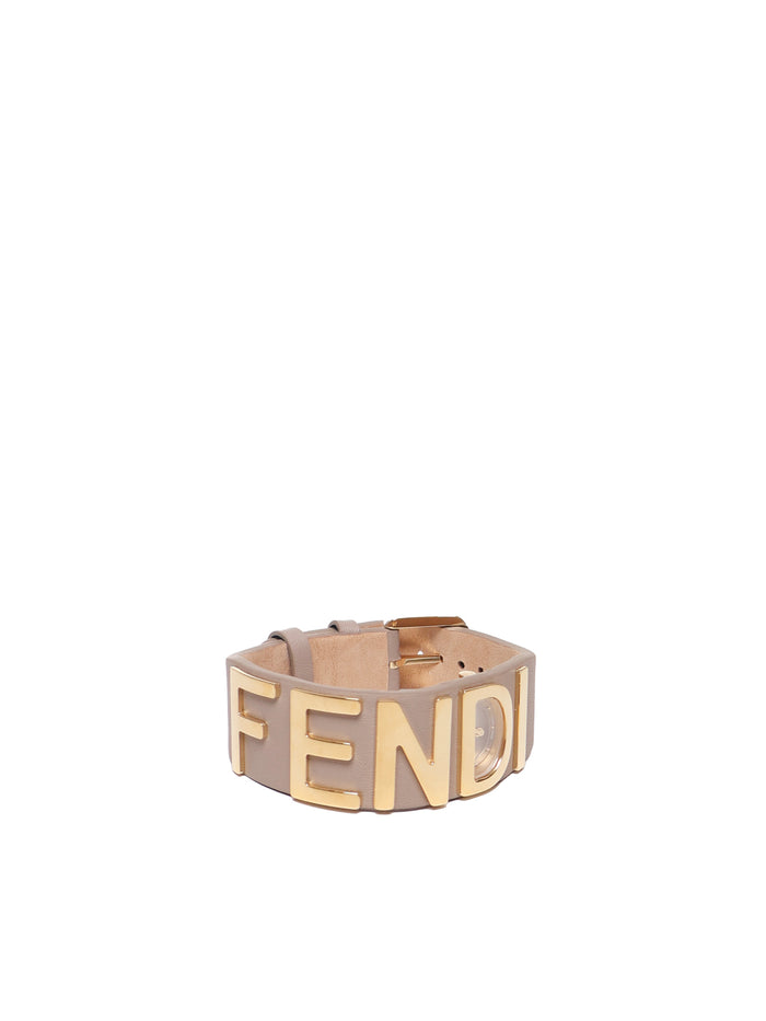 Fendi Bijoux Grey Calfskin