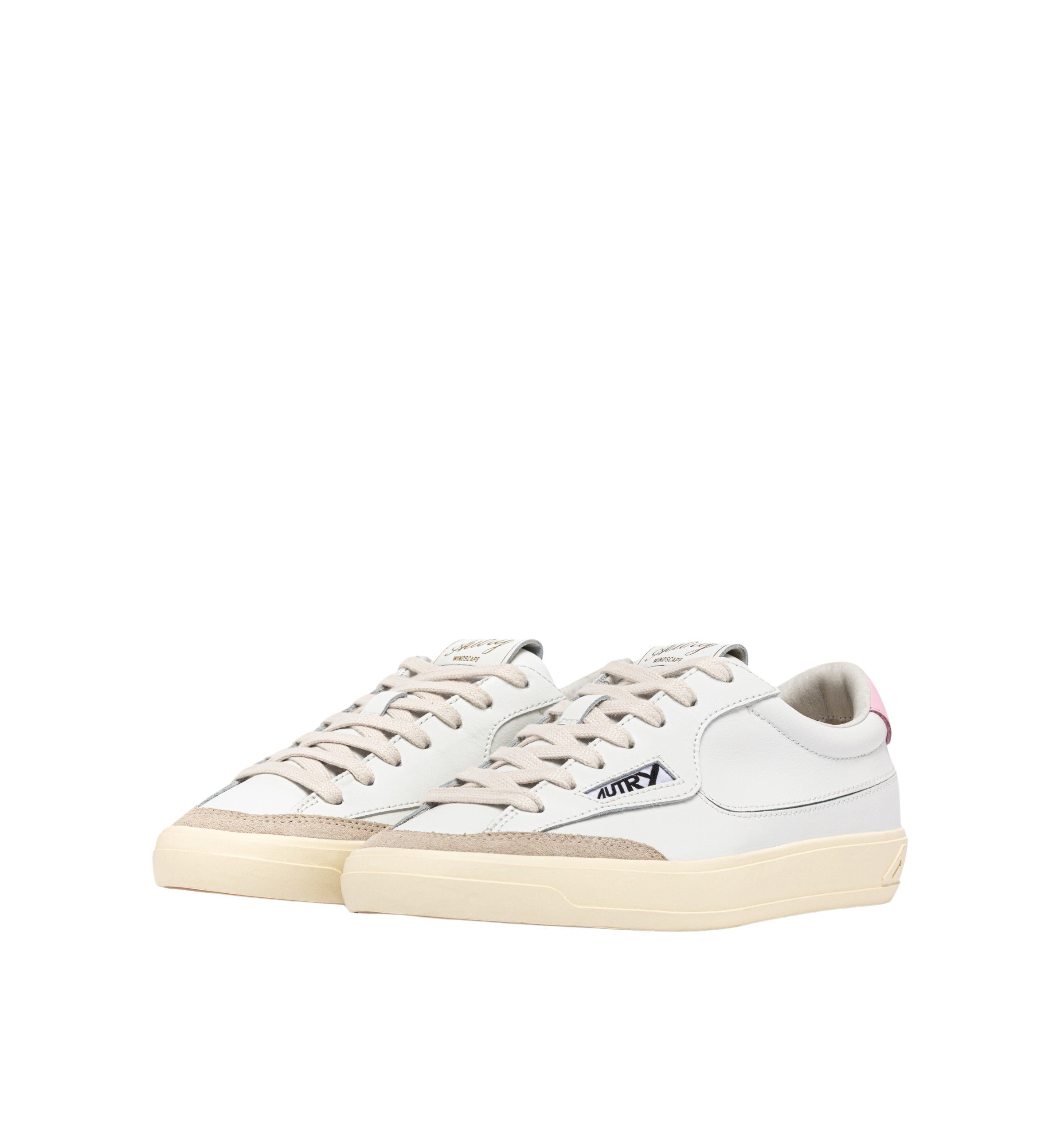 Windscape Low Leat Sue Wht Fairytale White Cow Leather + Nylon Shoe