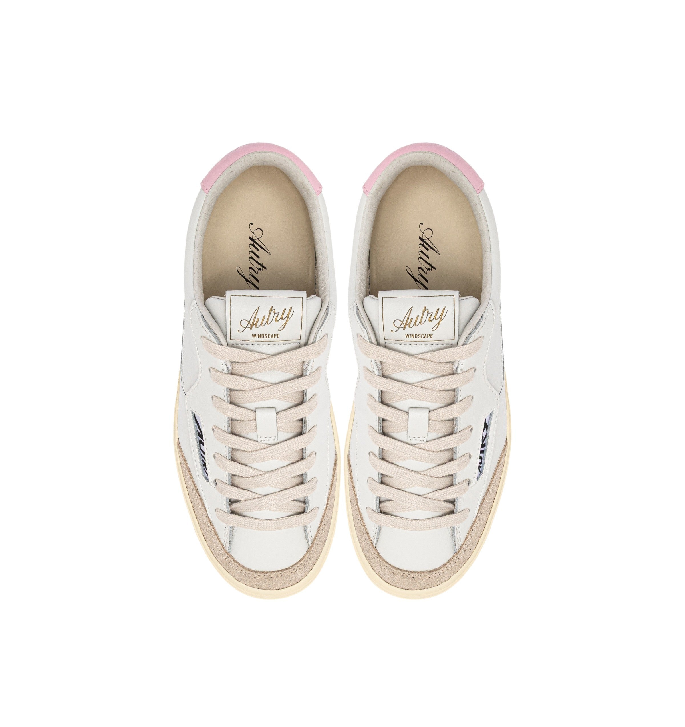 Windscape Low Leat Sue Wht Fairytale White Cow Leather + Nylon Shoe