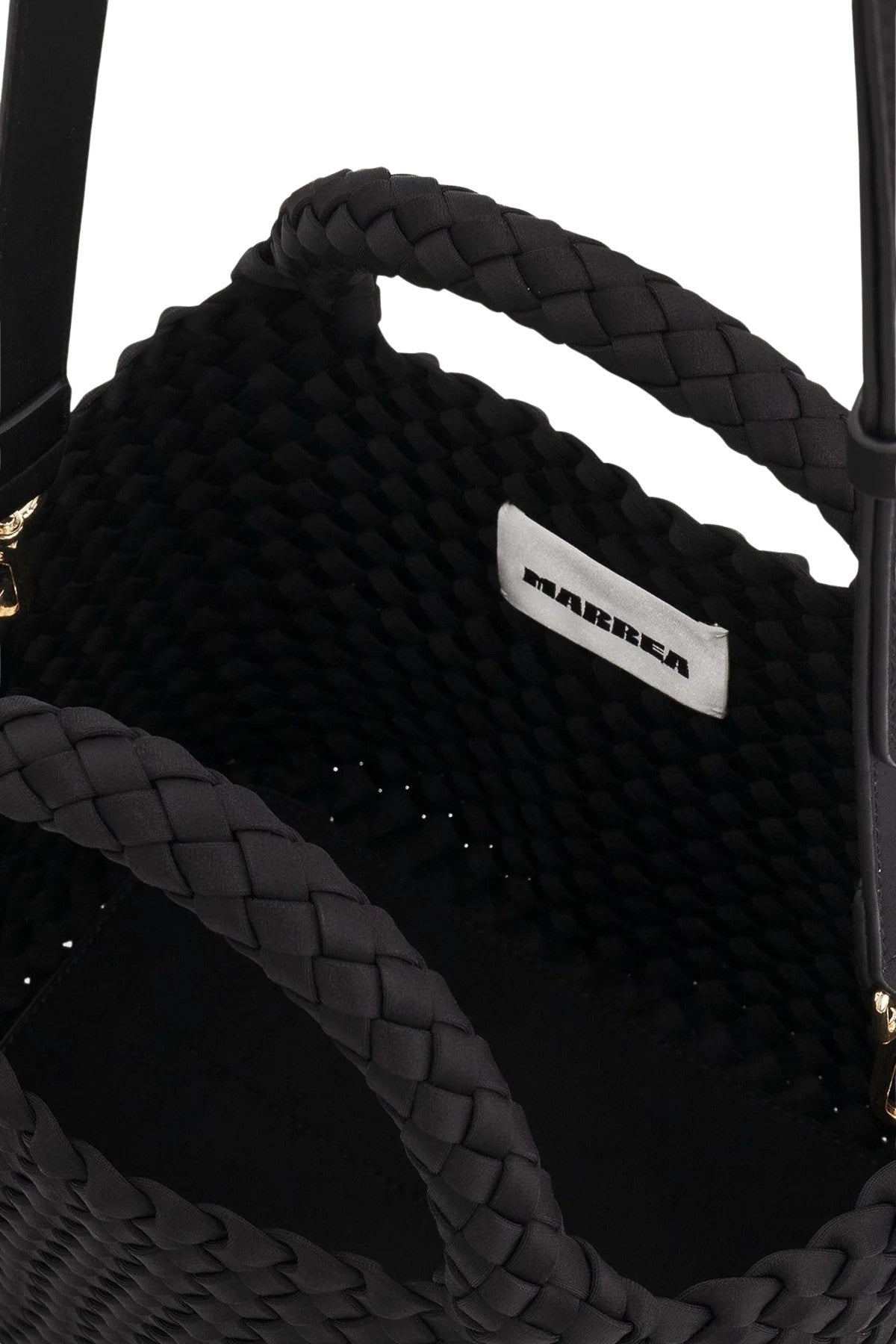 Midi Black Polyester Bag