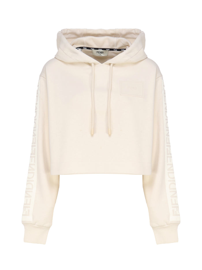 Fendi Sweaters White Cotton