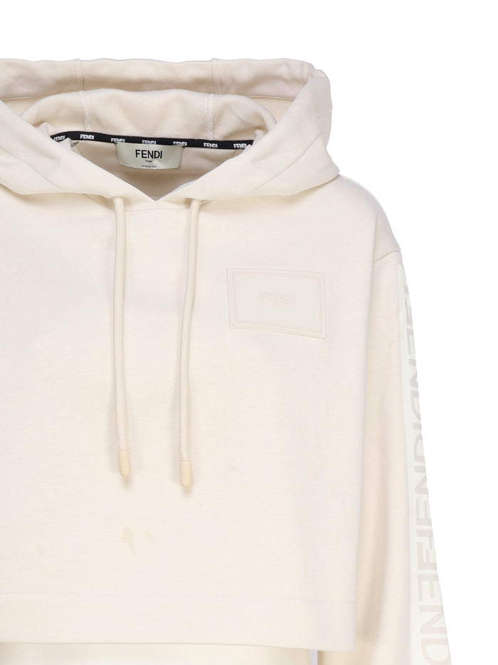 Fendi Sweaters White Cotton