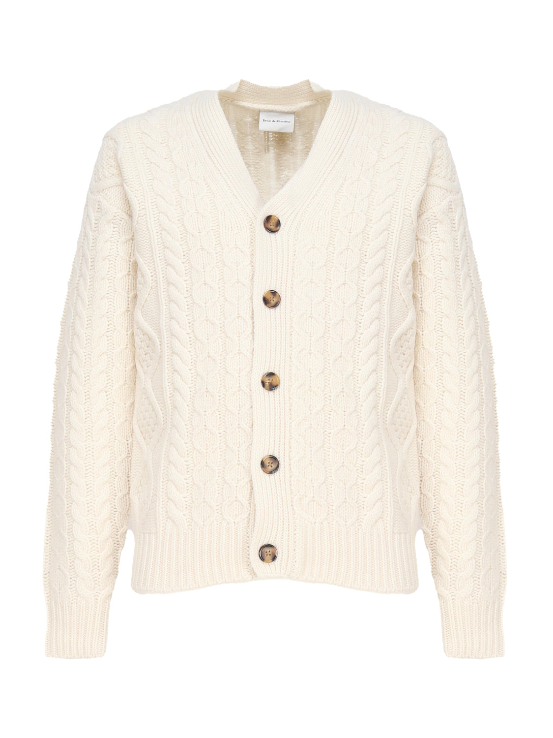Drole De Monsieur Sweaters White Wool