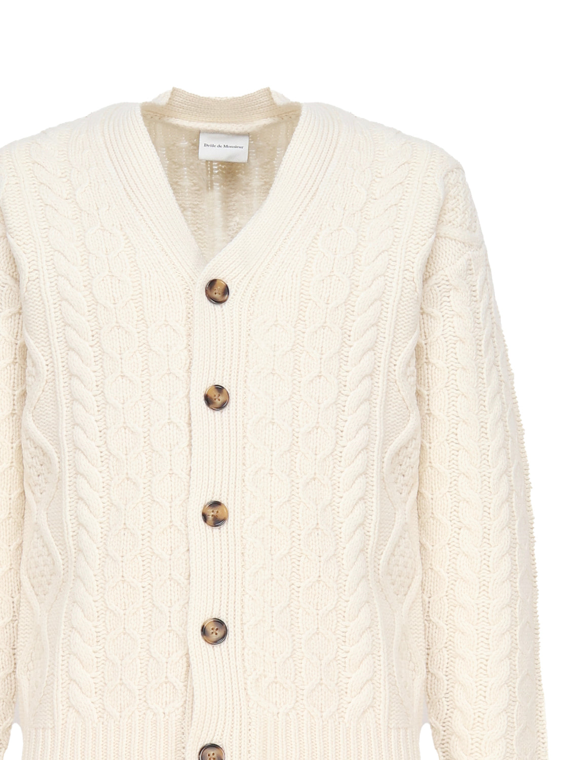 Drole De Monsieur Sweaters White Wool