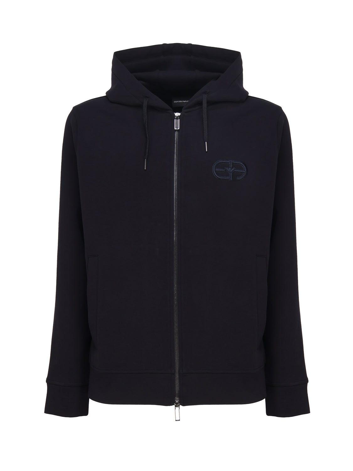 Emporio Armani Sweaters Blue Cotton