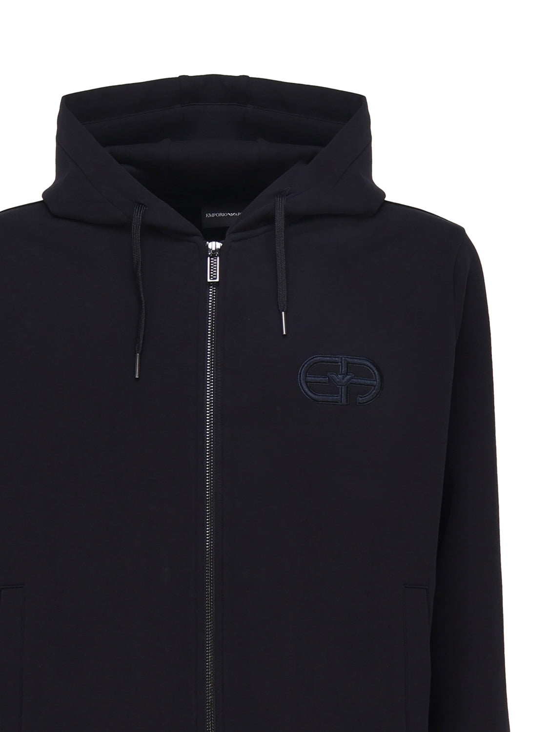 Emporio Armani Sweaters Blue Cotton