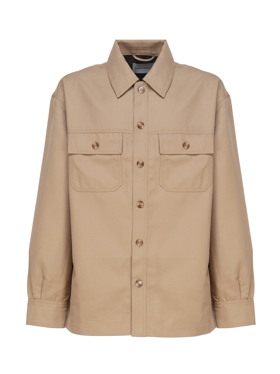 Drole De Monsieur Shirts Beige Viscose