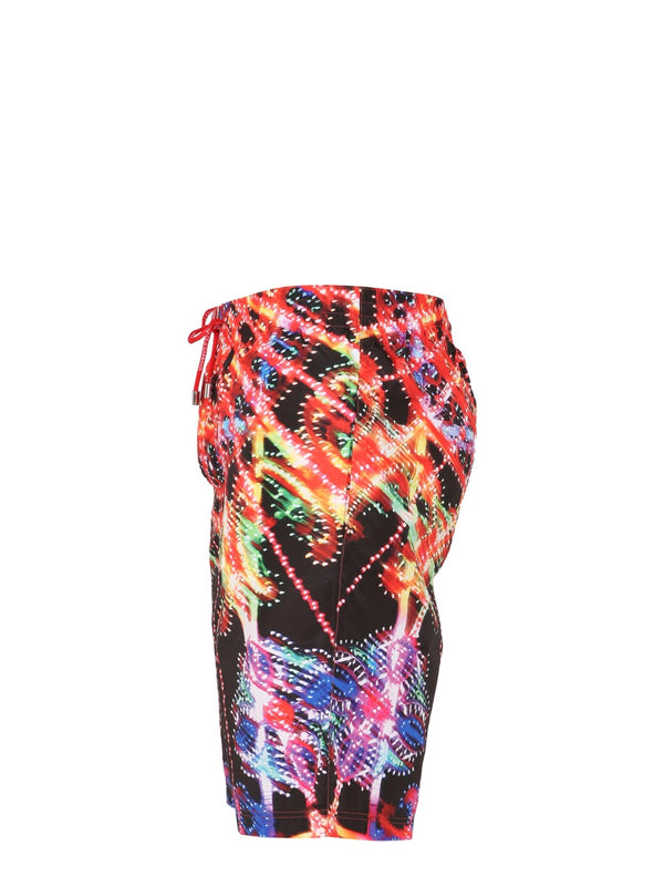 Long Swimsuit Multicolour Polyester Swim Shorts
