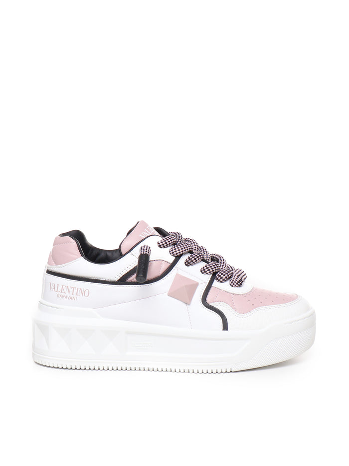 Valentino Garavani Sneakers White, Pink Lambskin