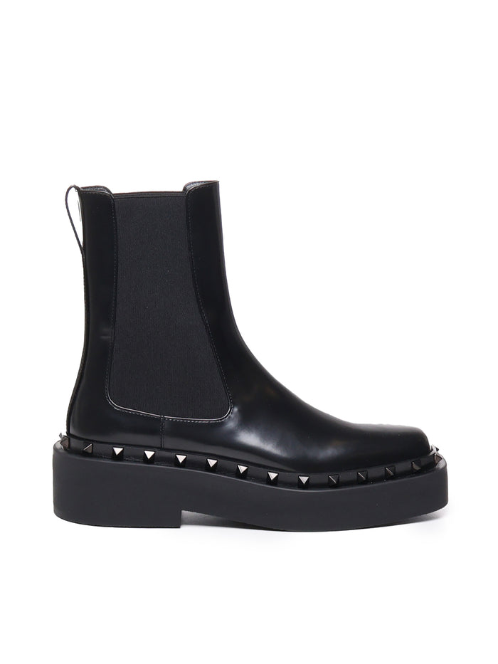Valentino Garavani Boots Black Calfskin