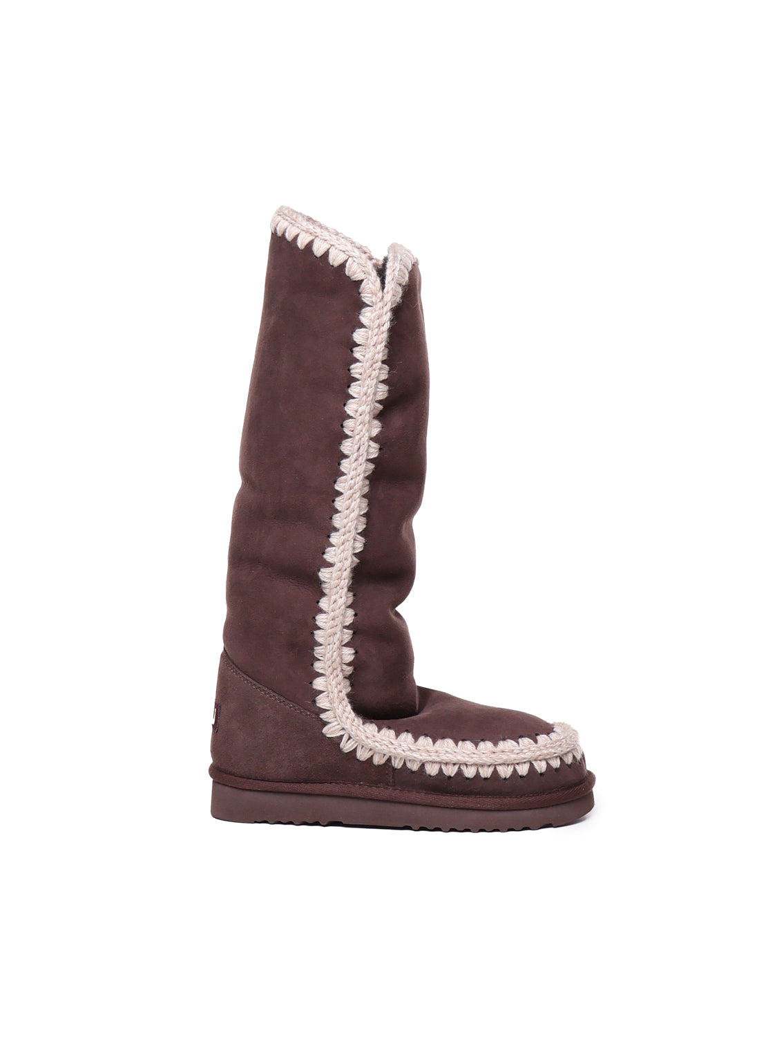 Mou Boots Dark Brown Sheepskin