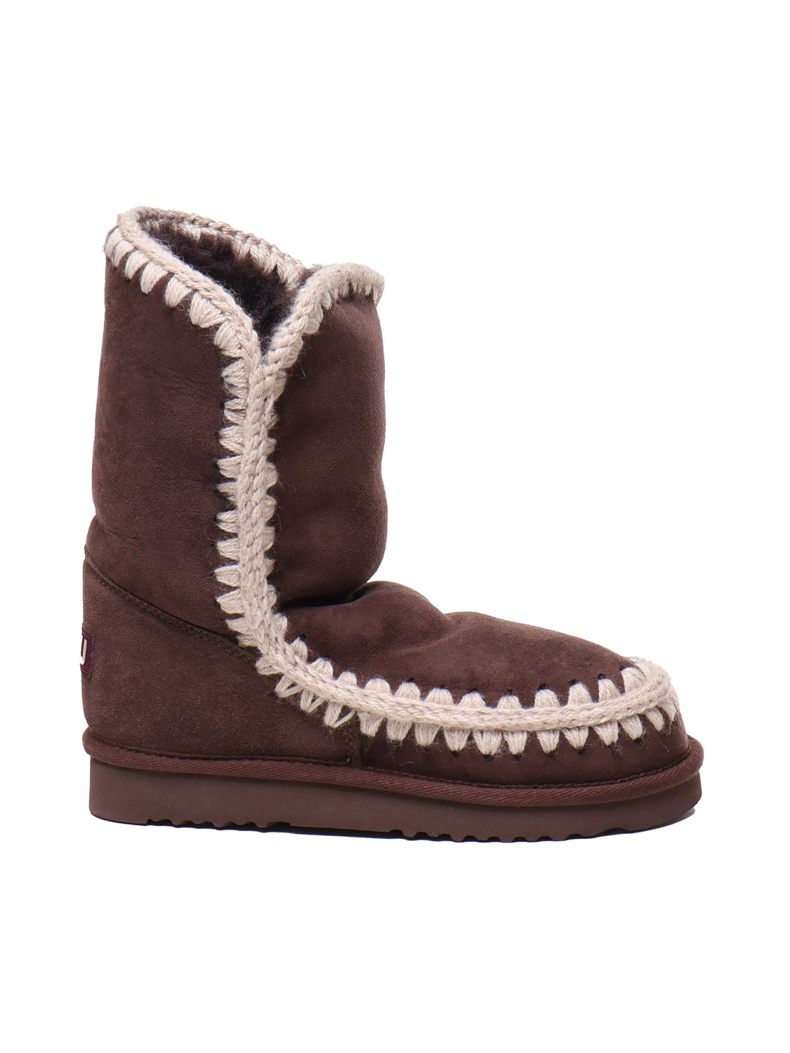 Mou Boots Dark Brown Suede