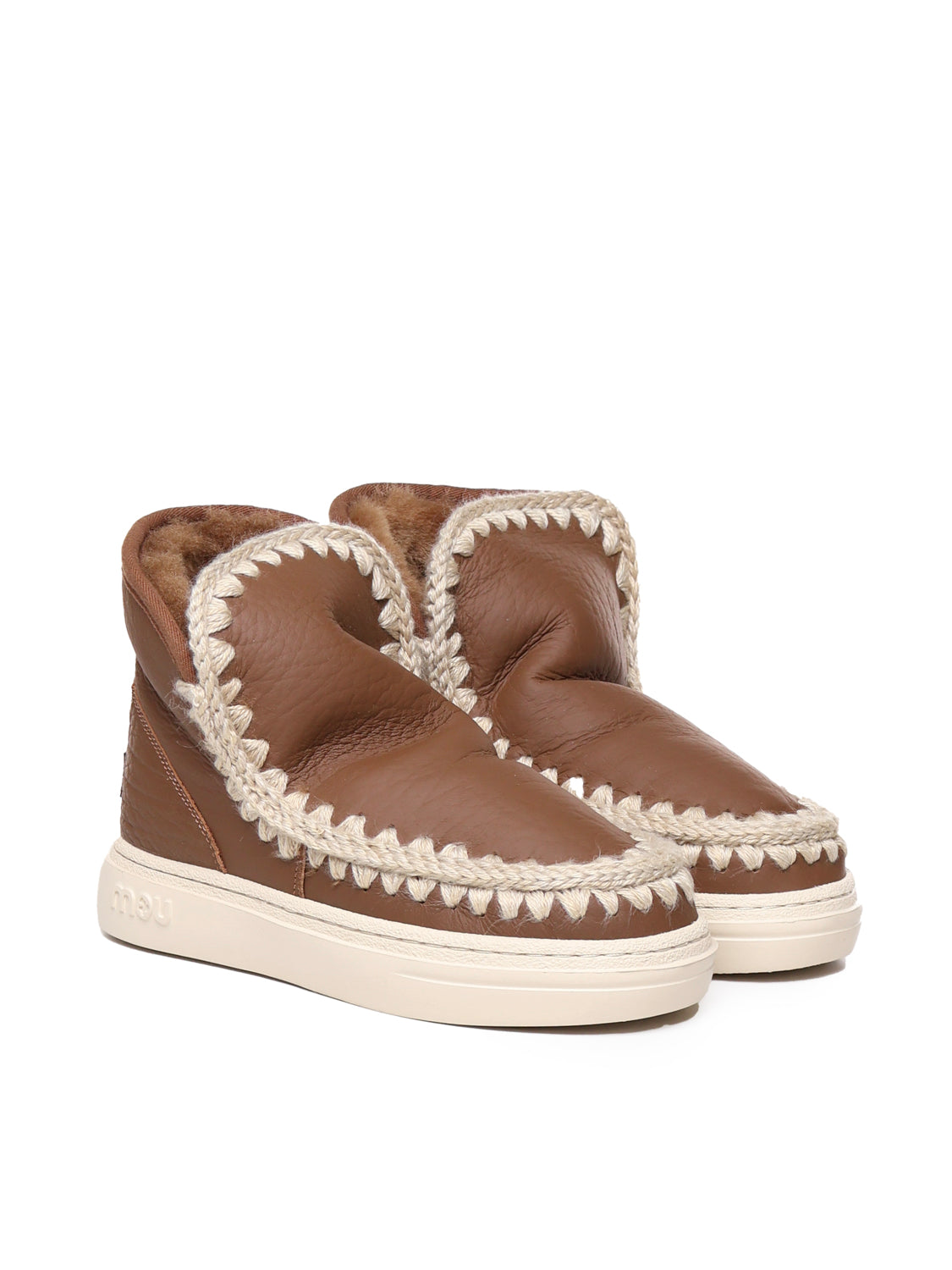 Mou Boots Brown Sheepskin