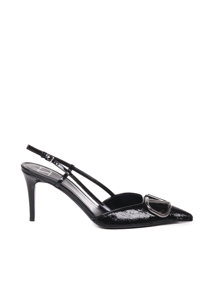 Valentino Garavani With Heel Black Calfskin