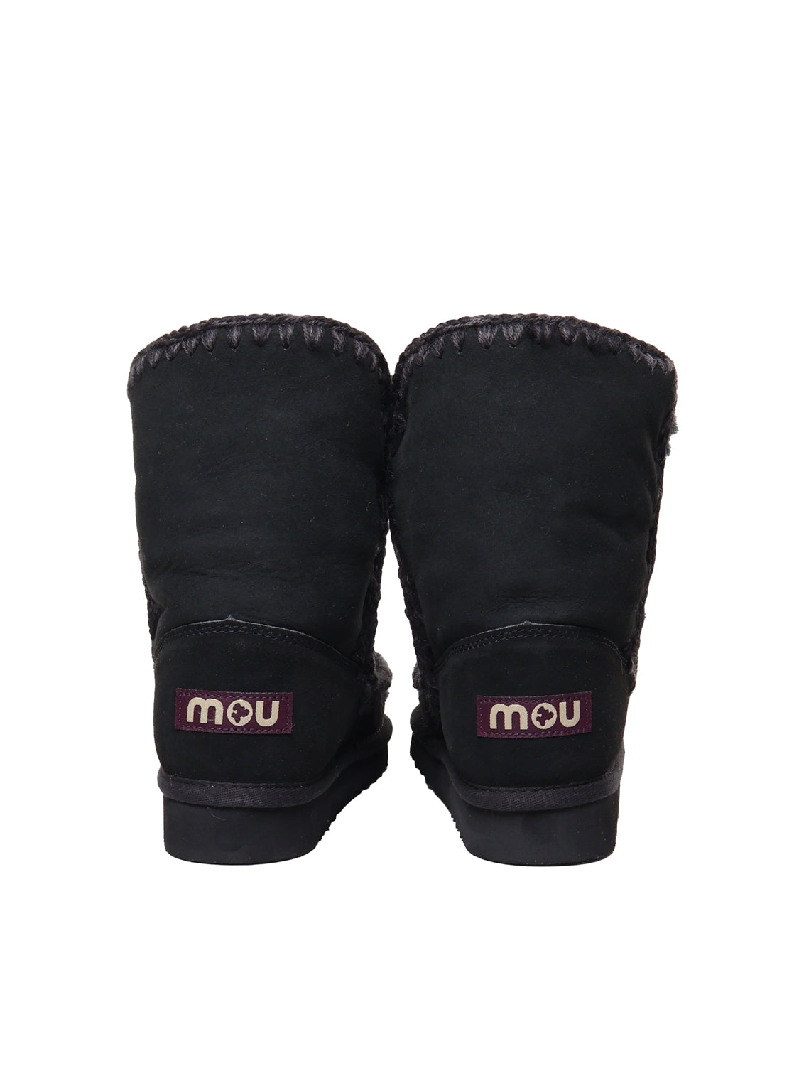 Mou Boots Black Suede