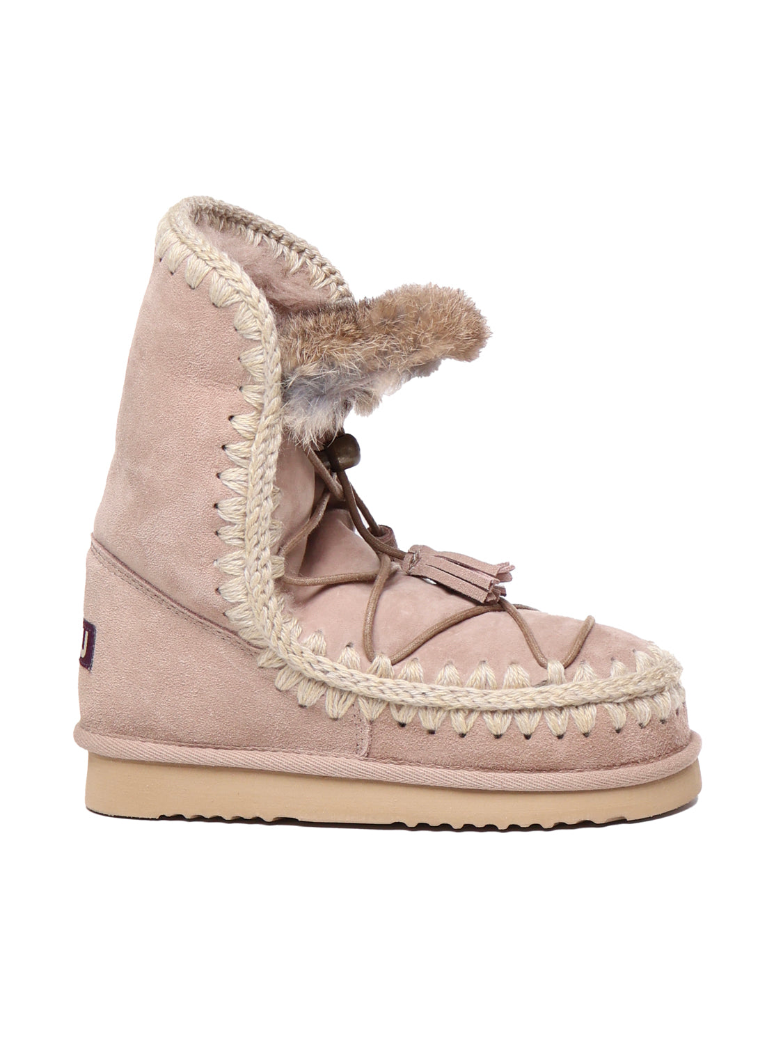 Mou Boots Beige Suede