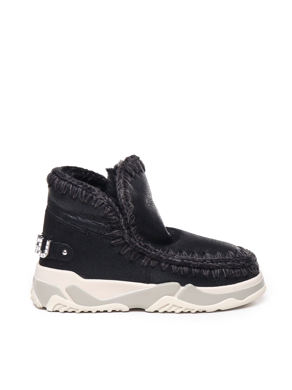 Mou Boots Grey Sheepskin