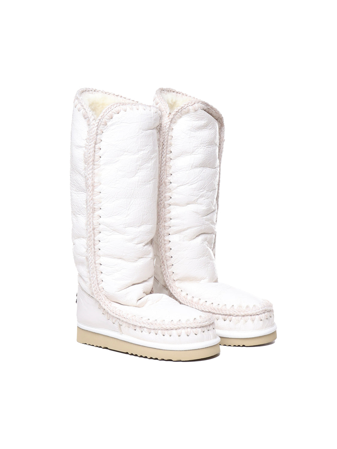 Mou Boots White Sheepskin