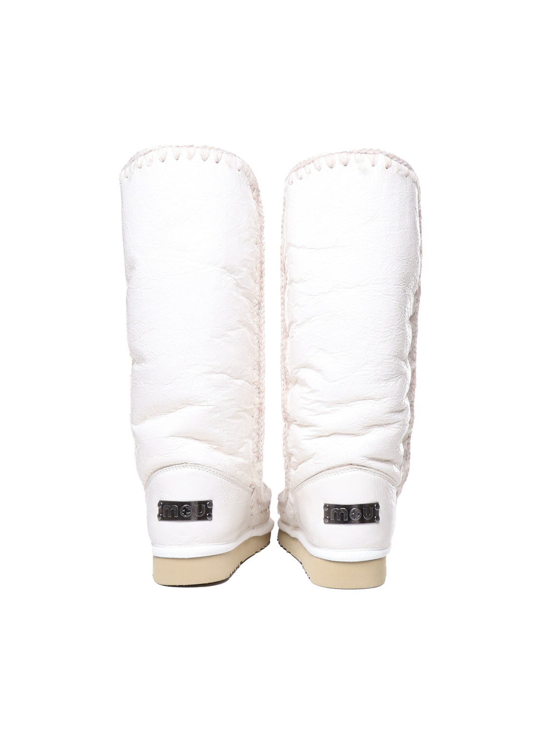Mou Boots White Sheepskin