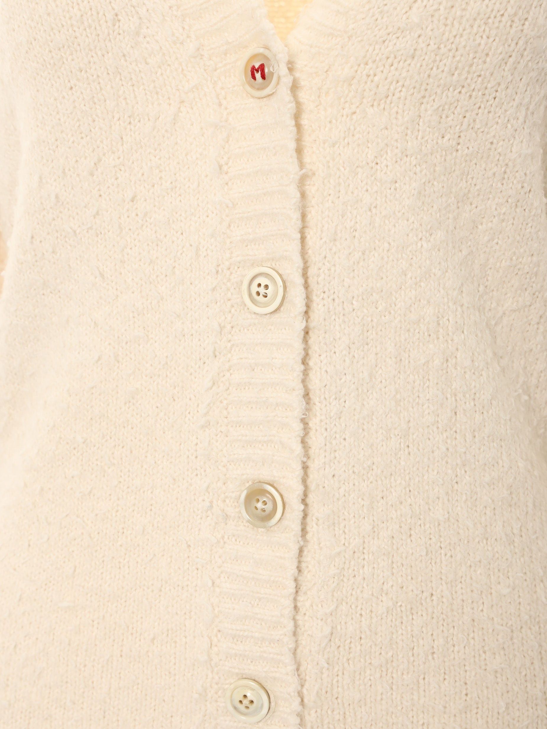 Maison Margiela Sweaters White Cotone Poliestere