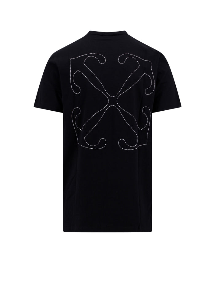 Off White T-Shirts And Polos Black 100 % Cotone