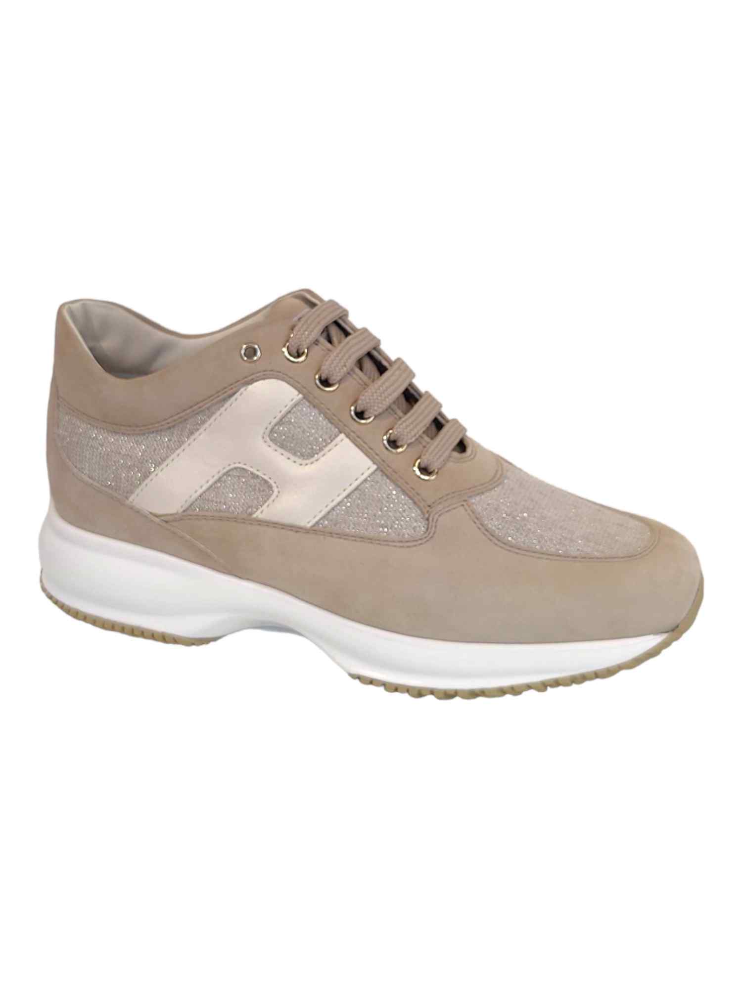 Interactive H Pelle Nude & Neutrals Calf Leather Shoe