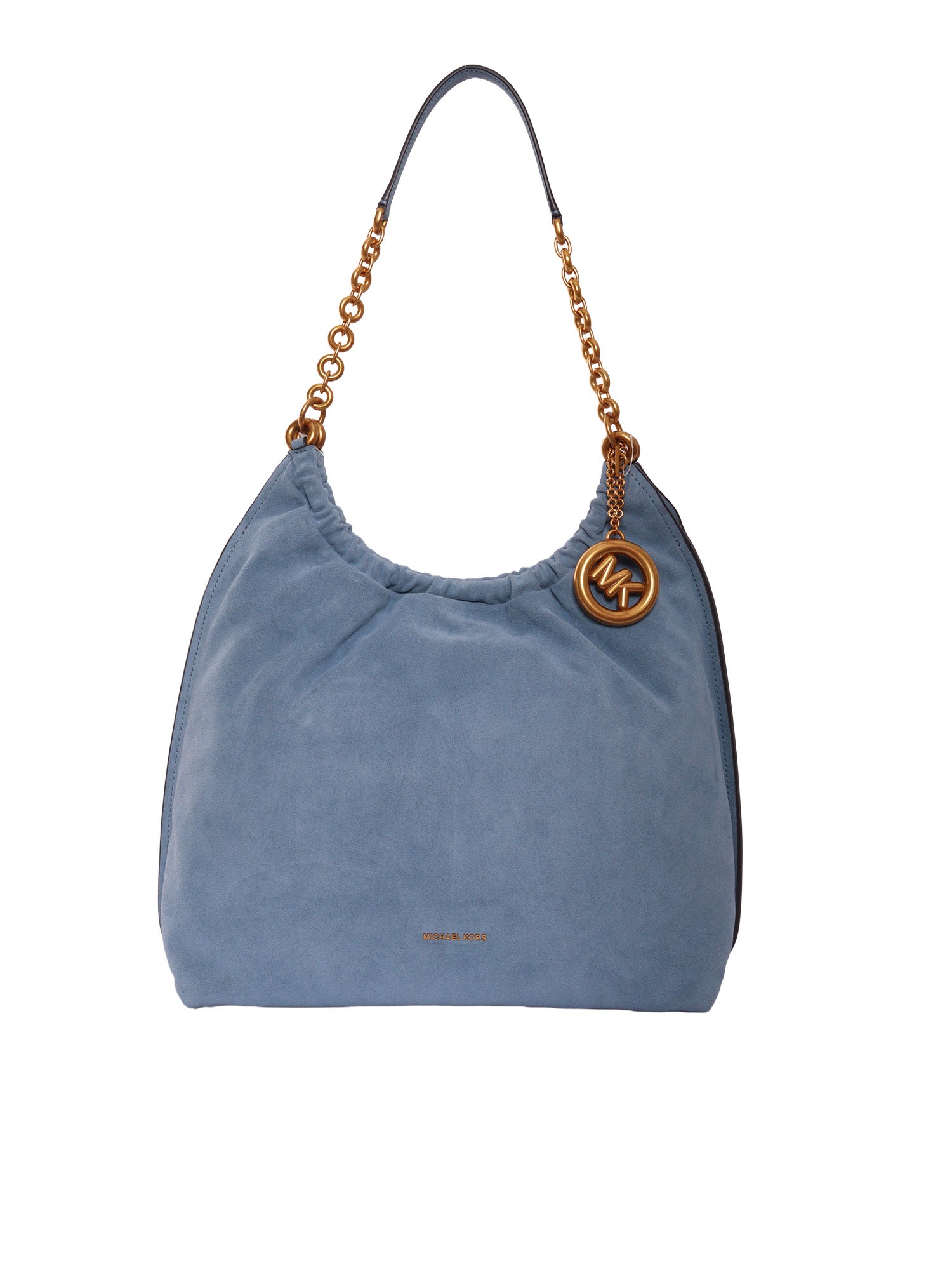 LG CINCH MSGR Light Blue Calf Leather Handbag