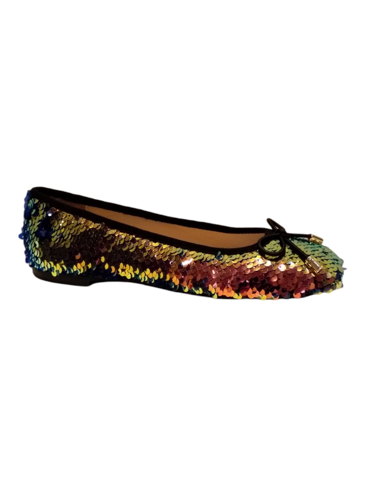 Glitter Multicolour Calf Leather Shoe