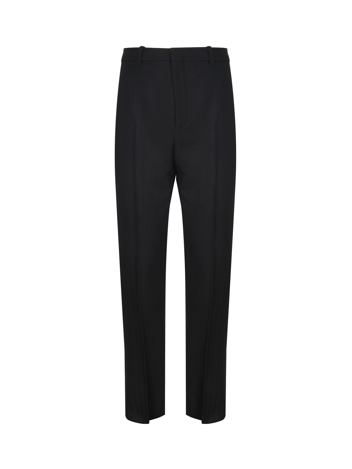 Saint Laurent Trousers Black Wool Gabardine