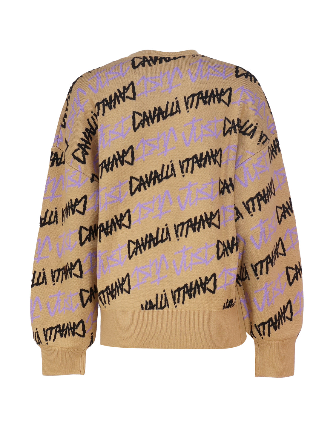 Just Cavalli Sweaters Honey Mustard Wool