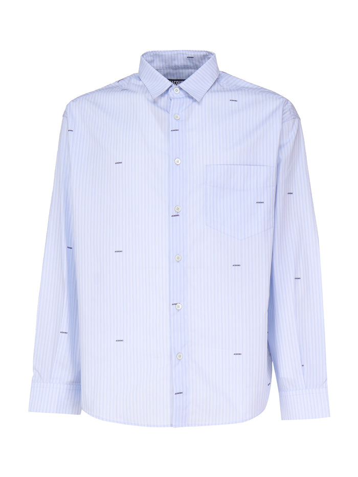 Jacquemus Shirts Blue Cotton
