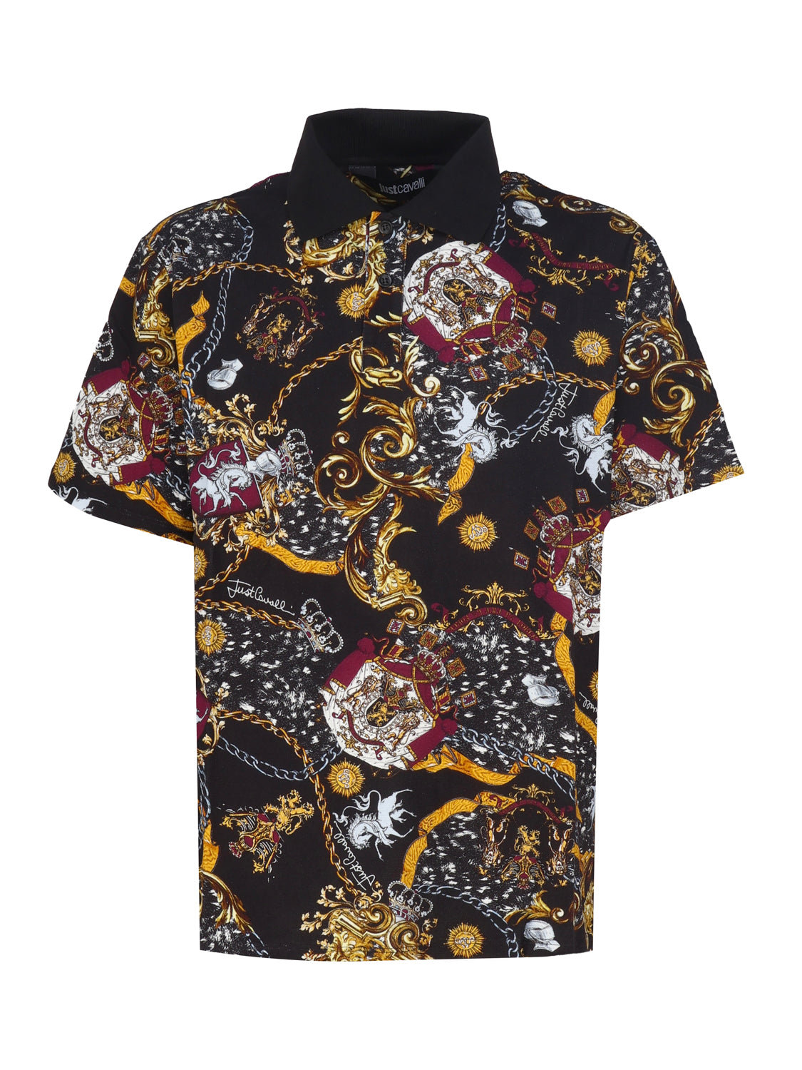 Just Cavalli T-Shirts And Polos Black