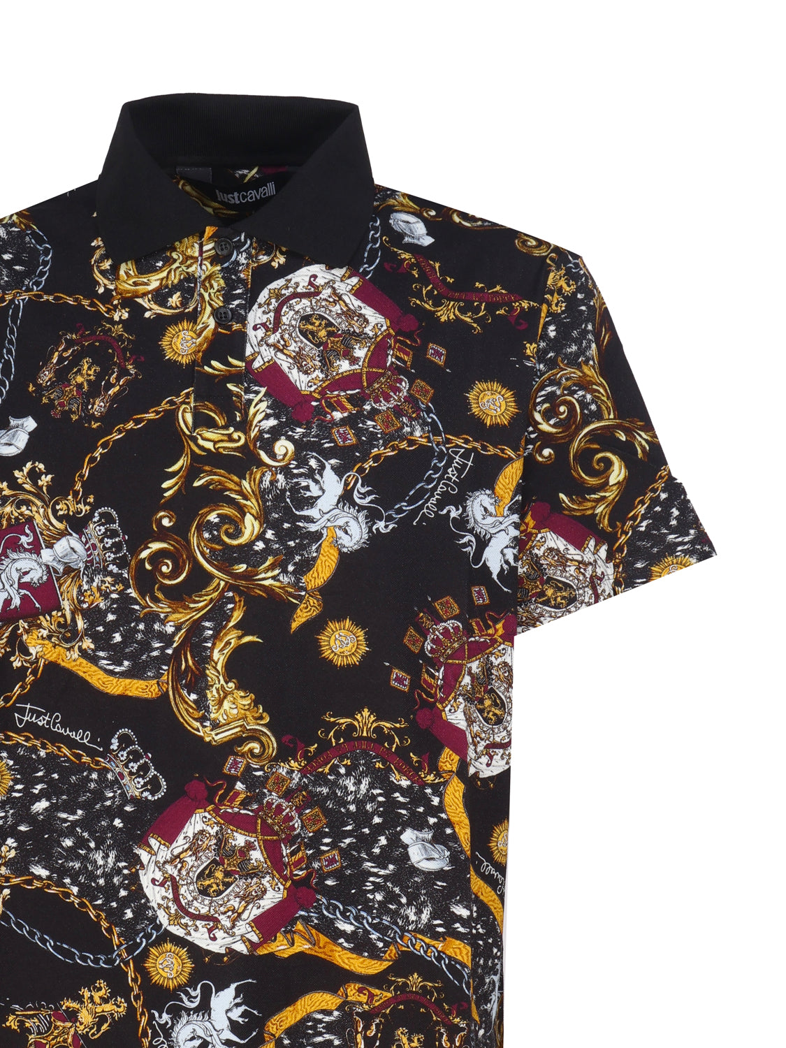 Just Cavalli T-Shirts And Polos Black
