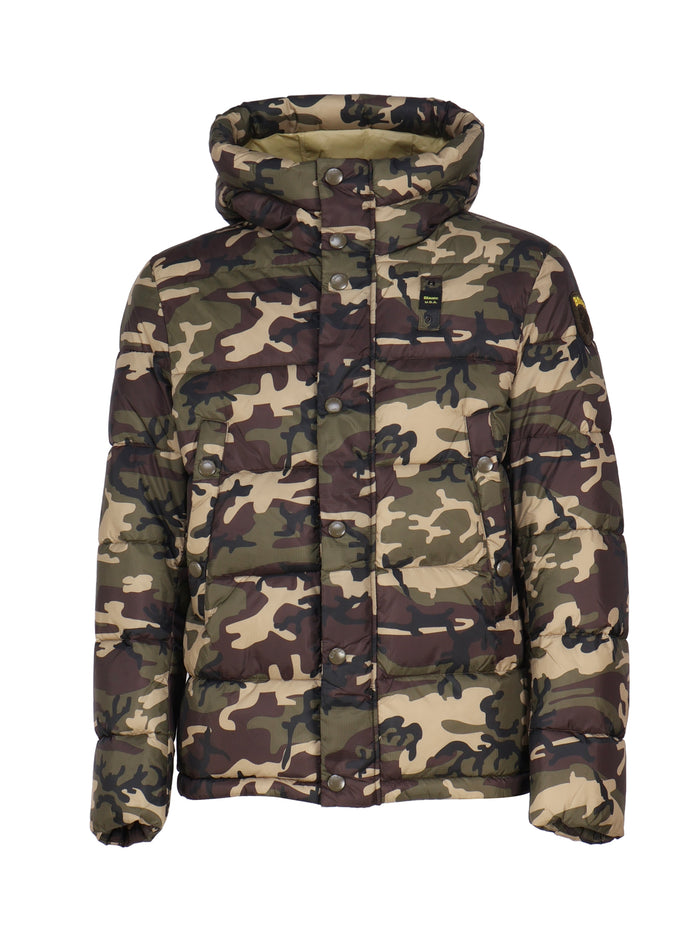 Blauer Coats Mimetic Green Nylon