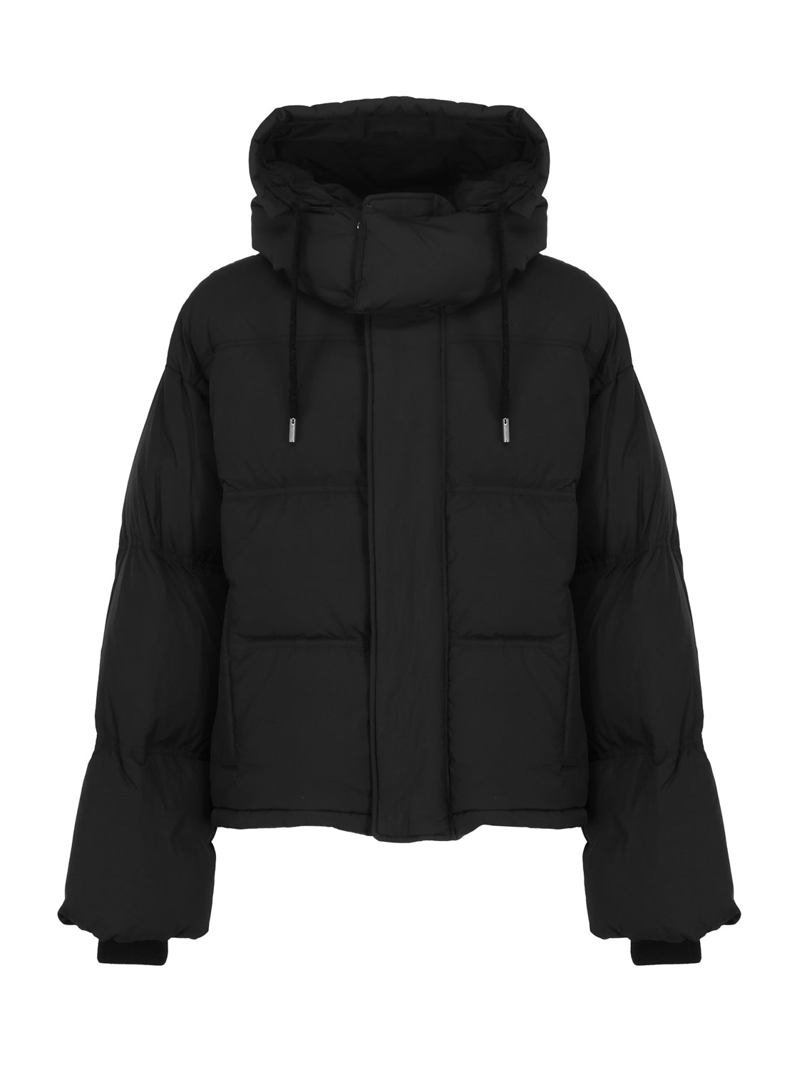 Ami Paris Coats Black Nylon