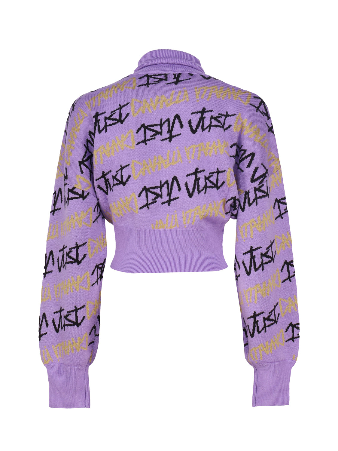 Just Cavalli Sweaters Violet Tulip Wool