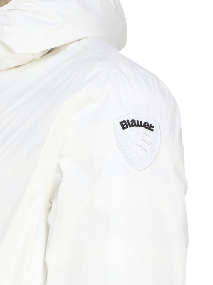 Blauer Coats White, Beige Nylon