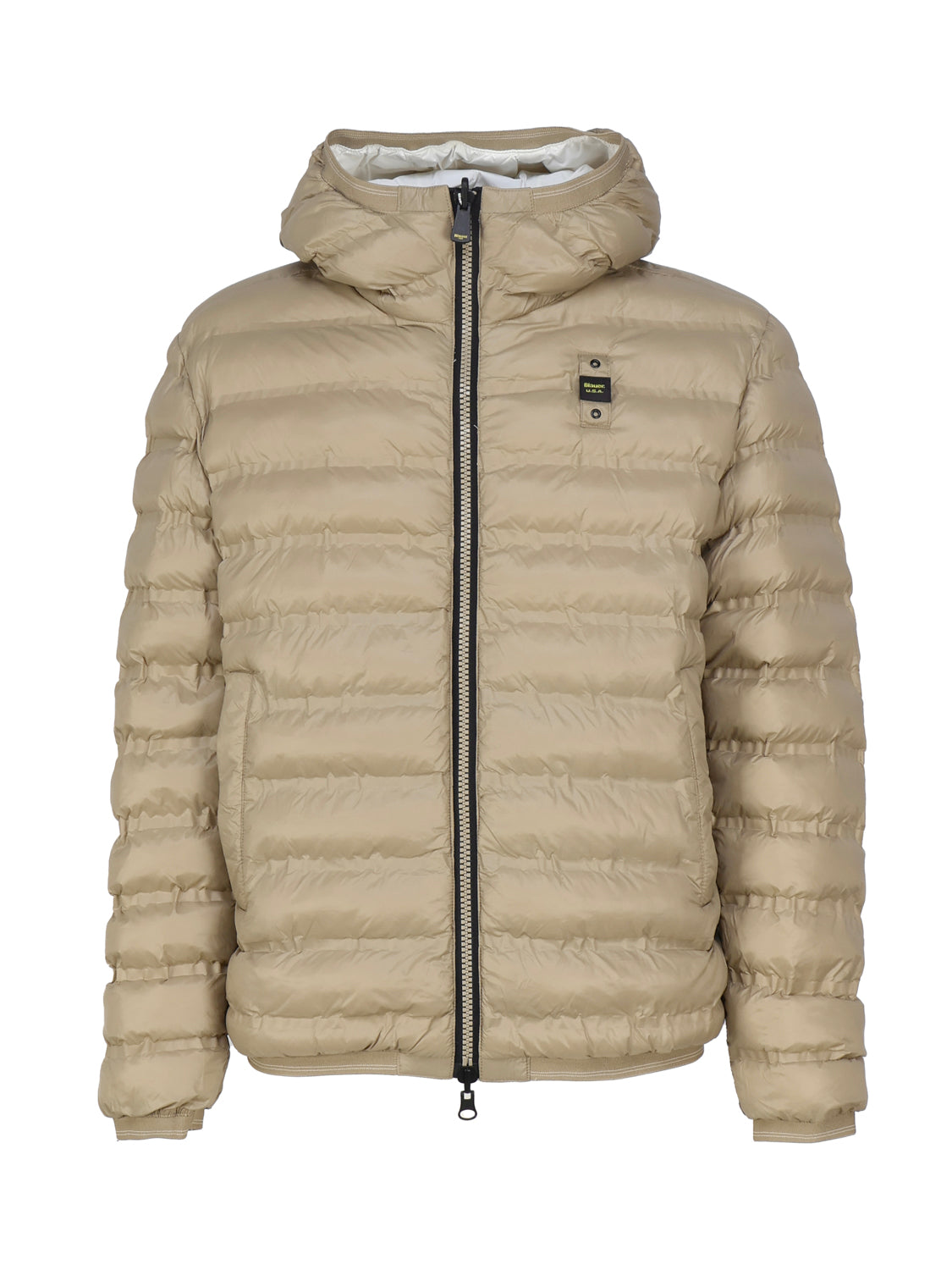 Blauer Coats White, Beige Nylon