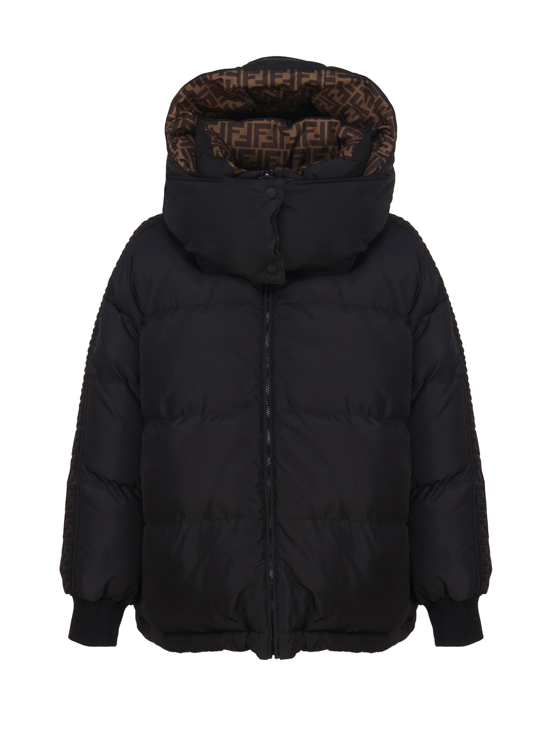 Fendi Coats Black Polyester
