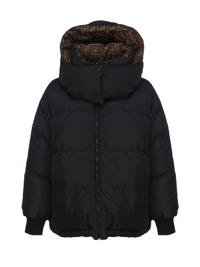 Fendi Coats Black Polyester