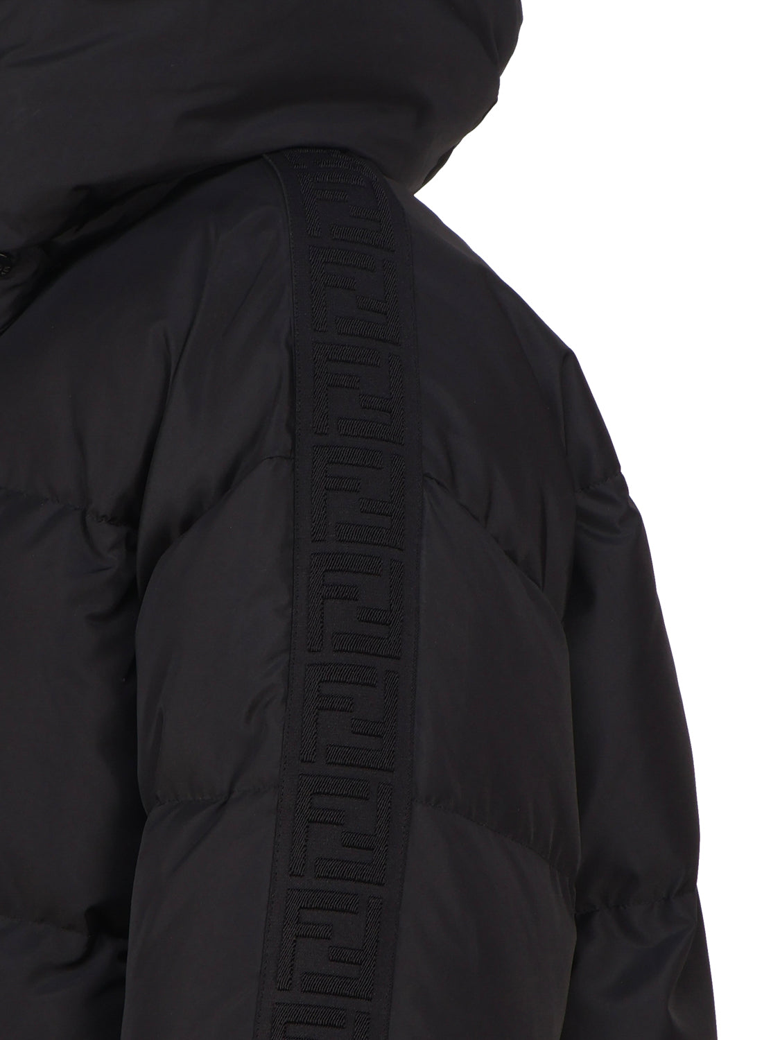 Fendi Coats Black Polyester