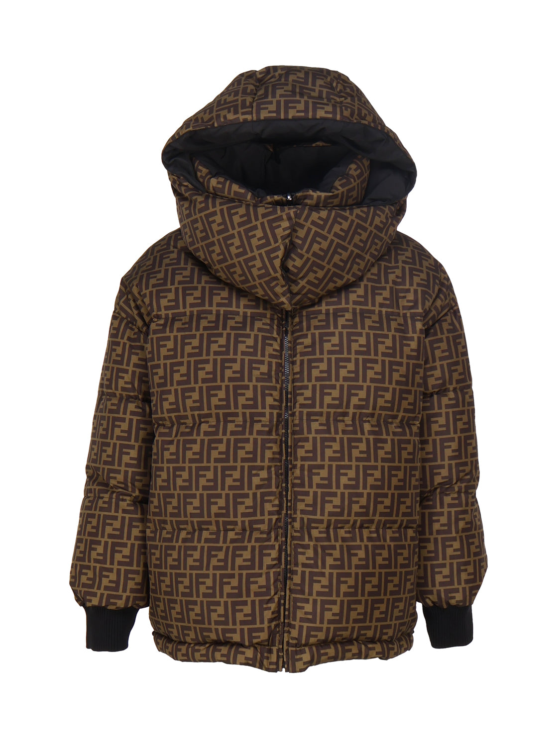 Fendi Coats Black Polyester