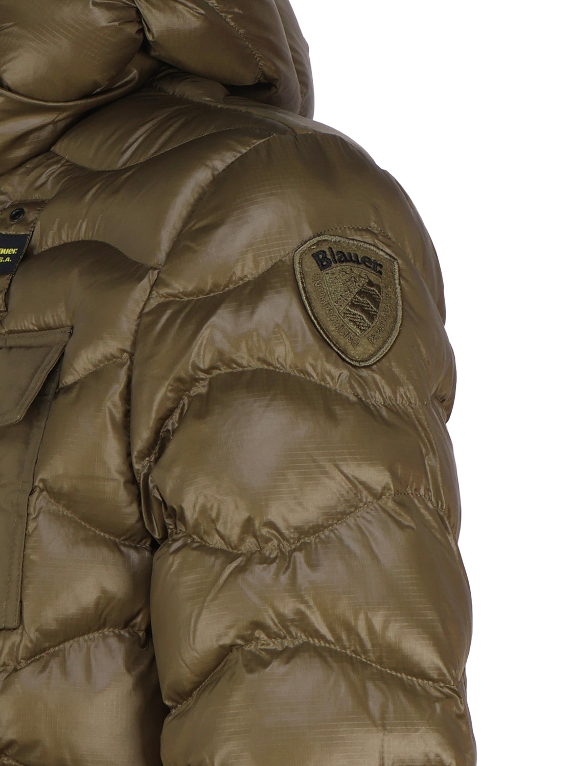 Blauer Coats Olive Green Nylon