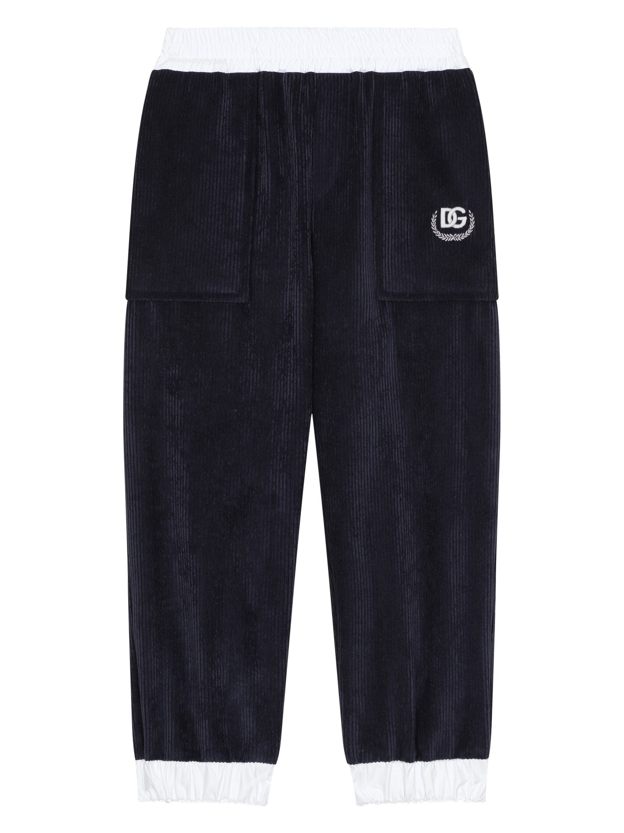 Pantalone Blue Polyester | Pantaloni