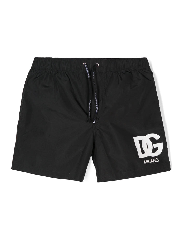 Boxer Medio Black Costume