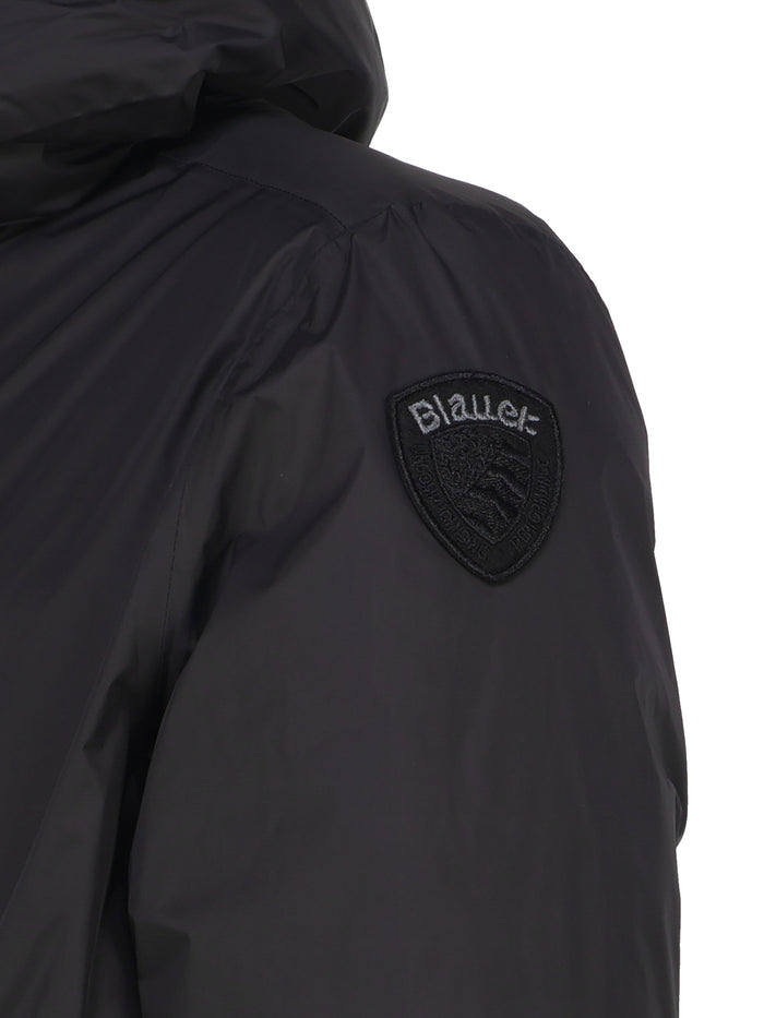 Blauer Coats Black, Green Nylon