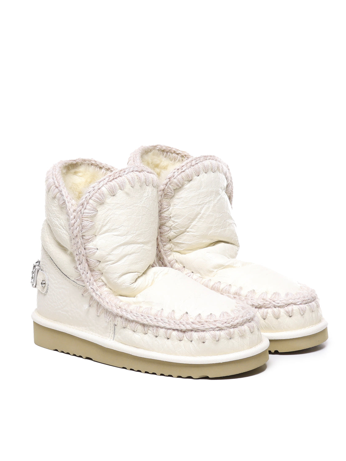Mou Boots White Sheepskin