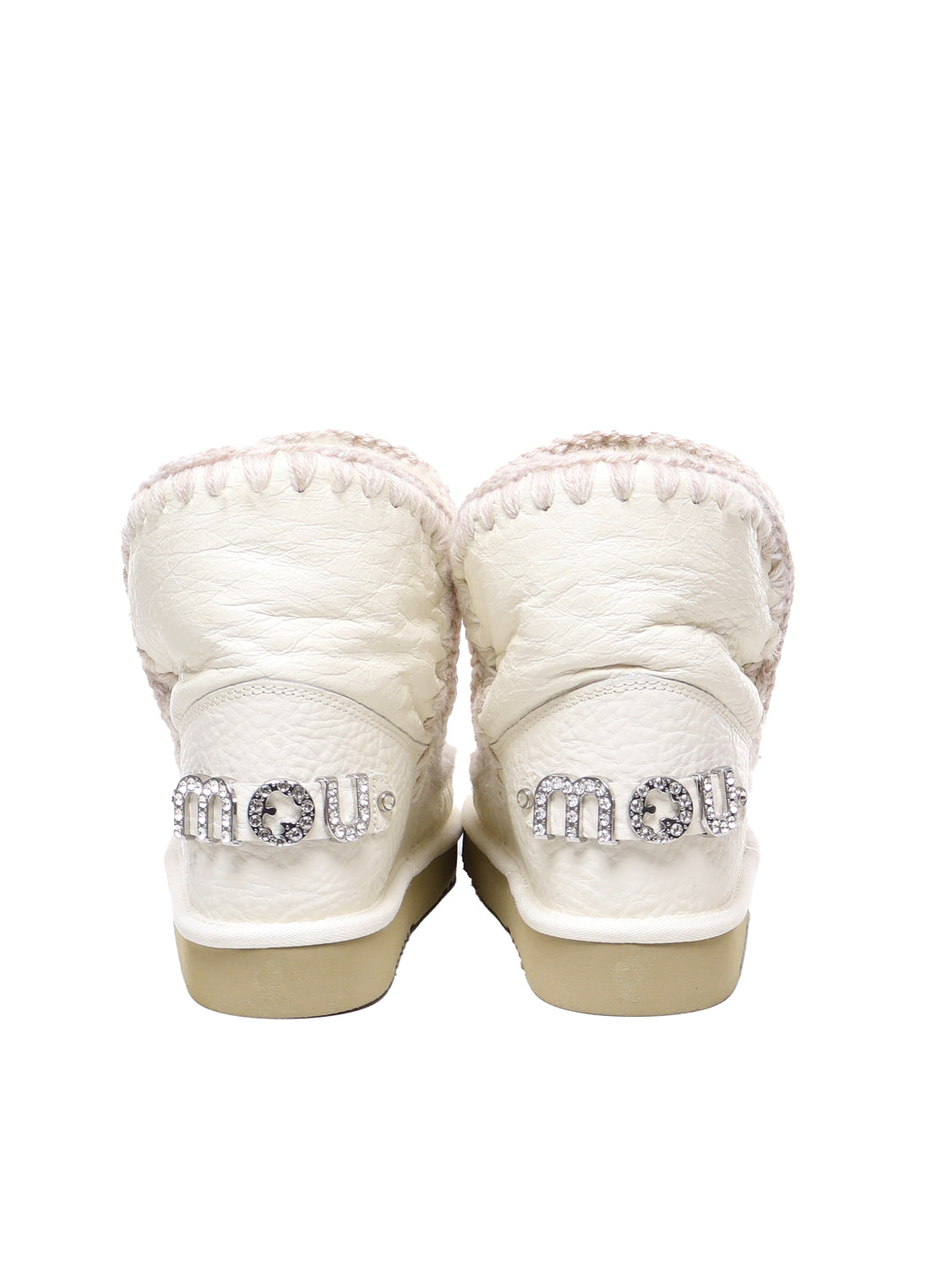 Mou Boots White Sheepskin