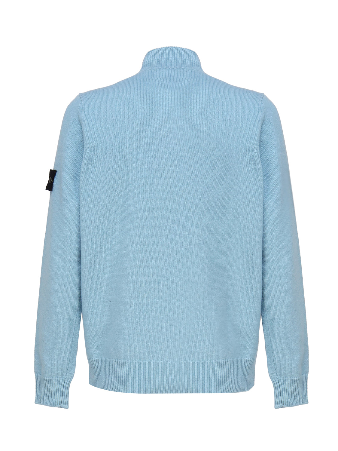 Stone Island Sweaters Blue Wool
